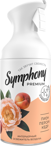 

Освежитель воздуха Symphony Пион персик и кедр 250 мл