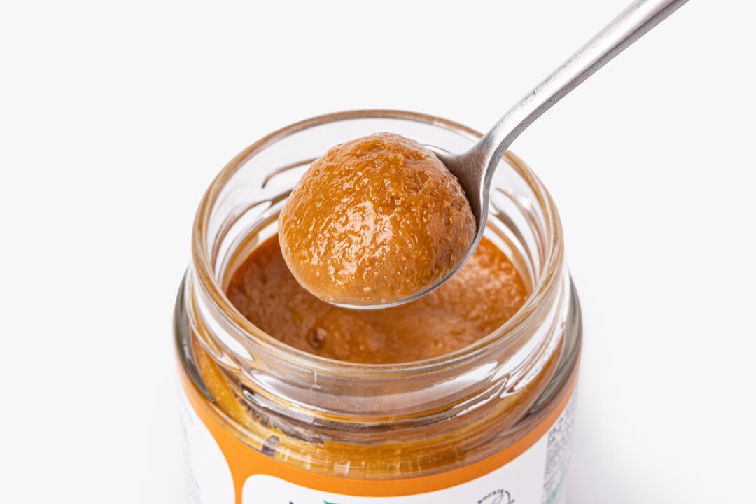 

Паста арахисовая NutVill Соленая карамель без добавления сахара и лактозы 160 г