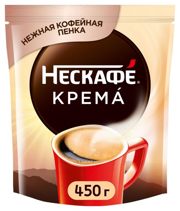 

Кофе растворимый Нескафе Classic Crema натуральный сублимированный 450 г