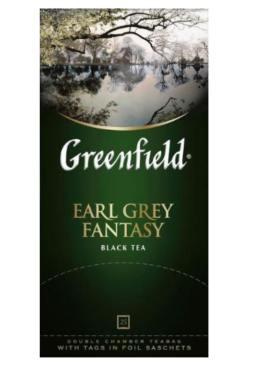 

Чай чёрный Greenfield Earl Grey Fantasy 25 пакетиков 50 г