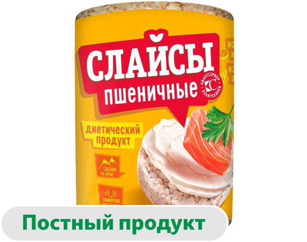 

Слайсы пшеничные Продукт Алтая 90 г