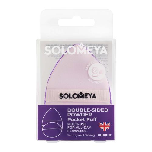 

Двусторонняя пуховка Solomeya для пудры и тональных основ 12 г
