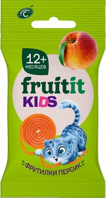 Пастилки Фрут ит (Fruit it) Детские (Kids) Фрутилки персик с 12 месяцев 15 г