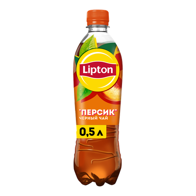Холодный чай Lipton Персик 0.5 л