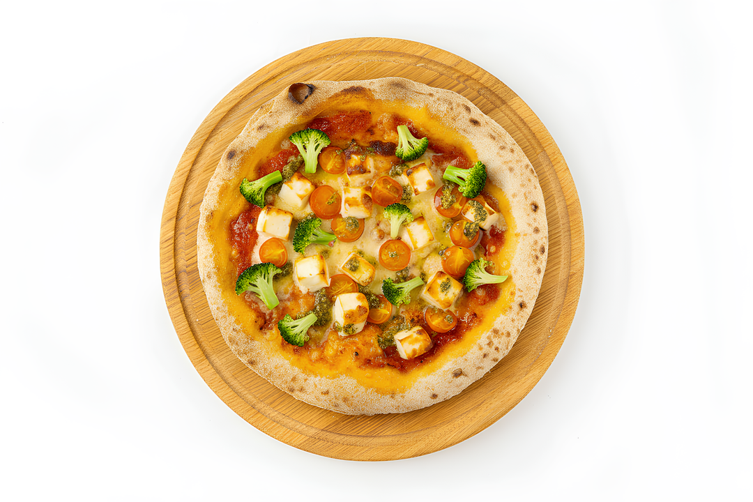 

Пицца ВкусВилл с песто фетой и брокколи 394 г