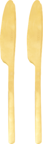 

Набор ножей столовых Homeclub Matt champagne нержавеющая сталь 2 шт.