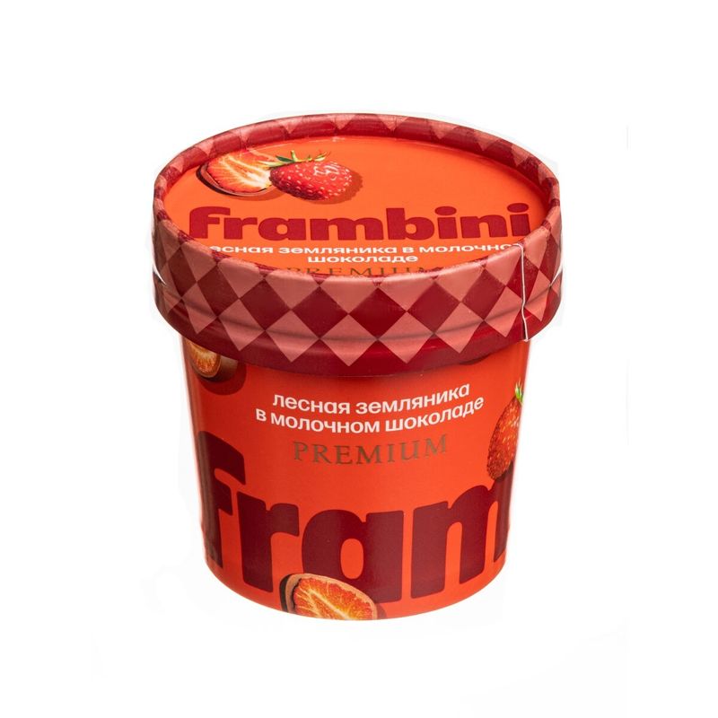 

Земляника Frambini лесная в молочном шоколаде быстрозамороженная 60 г