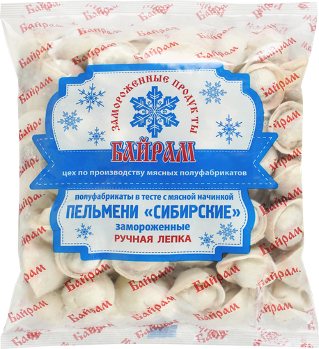 

Пельмени Байрам Сибирские 800 г