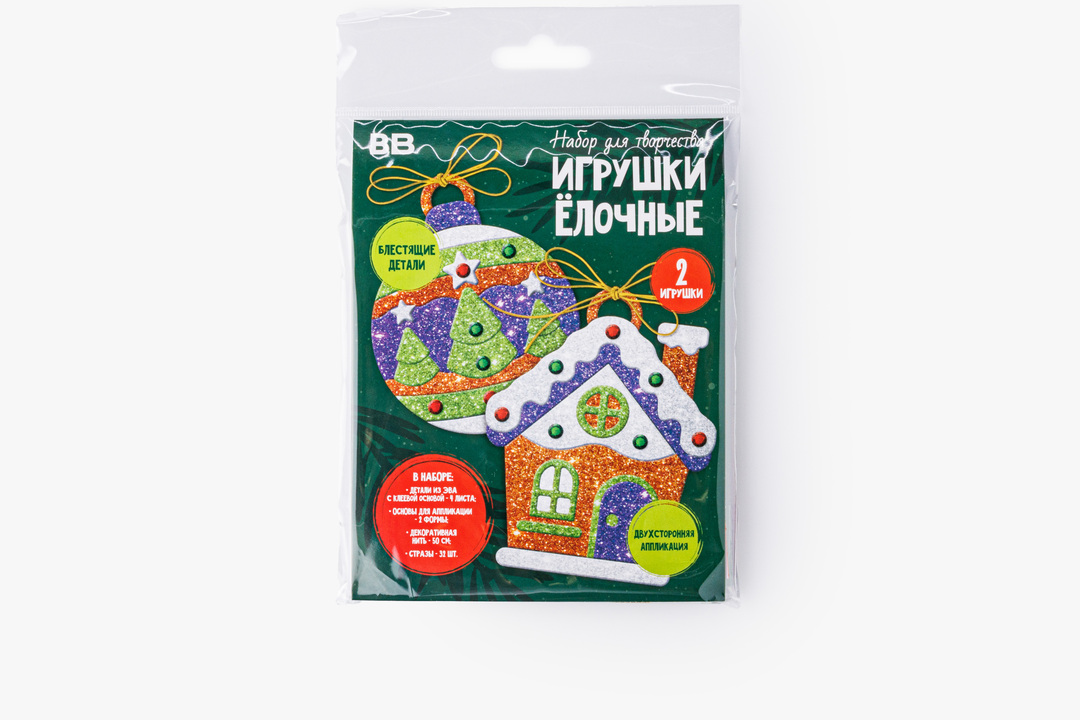 

Набор для творчества ВкусВилл Игрушки ёлочные