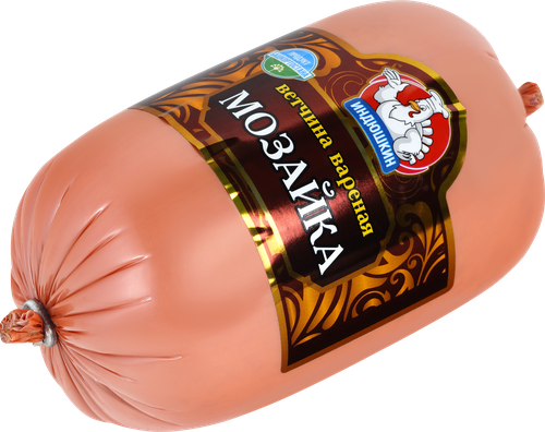 

Ветчина Индюшкин Мозайка 1 сорт 600 г