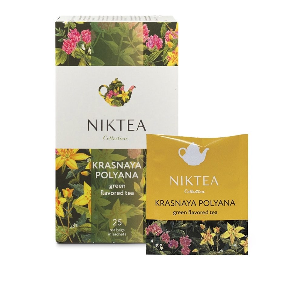 

Чай зеленый Niktea Красная Поляна в пакетиках 25 шт. 43.75 г