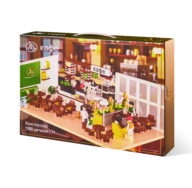 

Конструктор Азбука Вкуса сборный кафе 400 х 227 х 116 мм