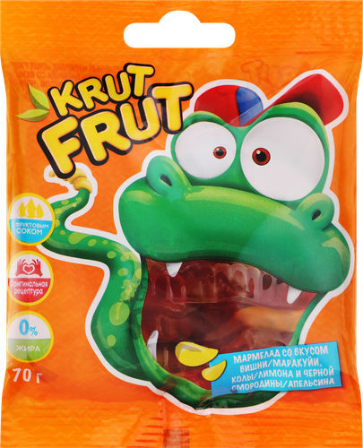 

Жевательный мармелад Krut Frut Змейки 70 г