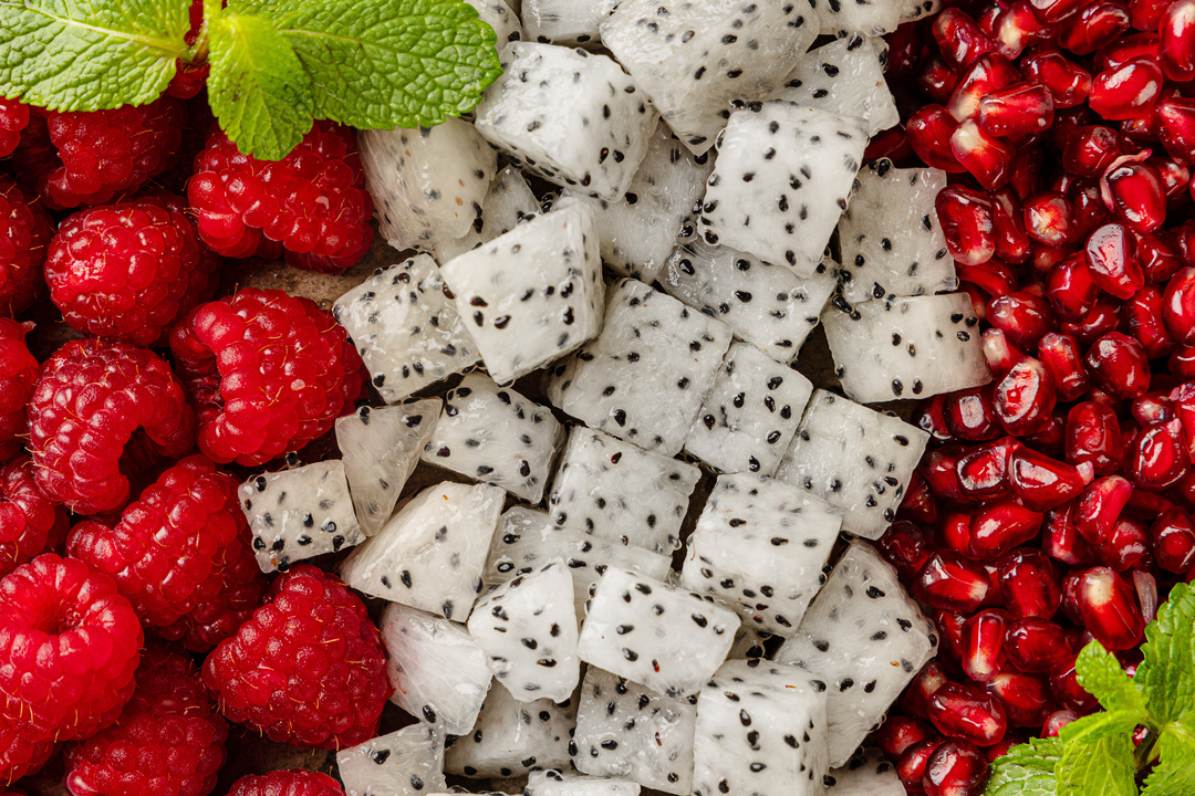 

Фруктовый микс Фруткорт Малина, питахайя, гранат 365 г