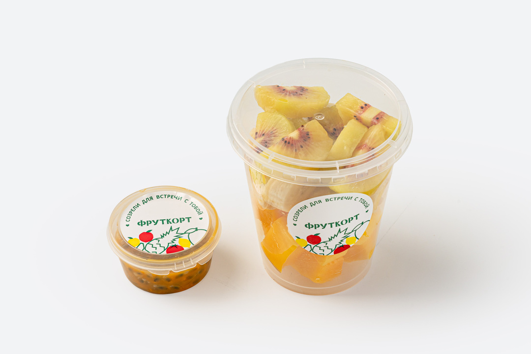 

Фруктовый микс Фруткорт манго банан киви маракуйя 300 г