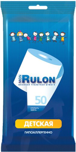 

Бумага туалетная влажная Mon Rulon 50 шт.