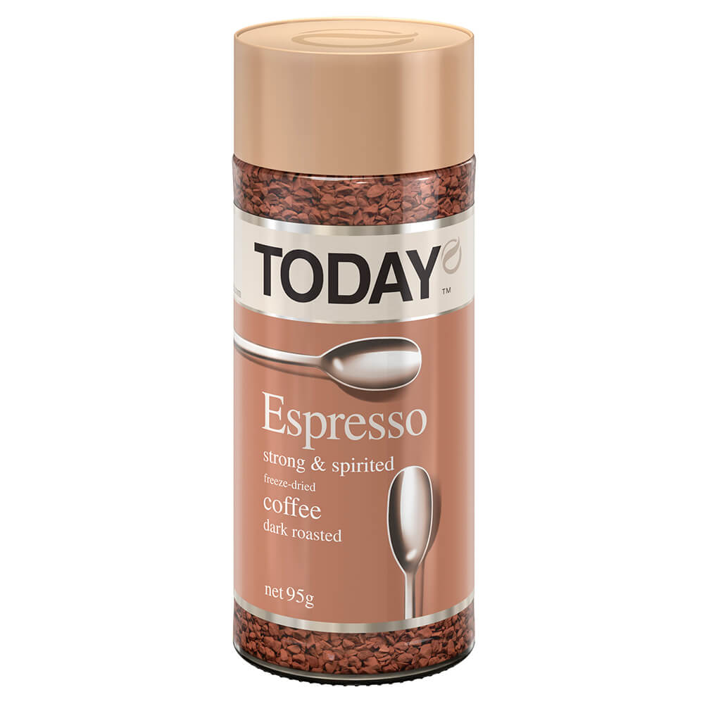 

Кофе растворимый Today Espresso сублимированный 95 г