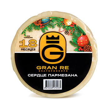 

Сыр твердый Gran Re Сердце Пармезана 40% вес