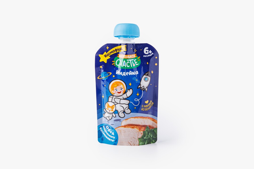 

Пюре Маленькое счастье Индейка с 6 месяцев 80 г