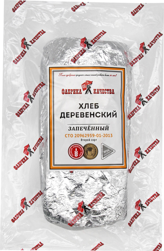 

Хлеб куриный Фабрика качества Деревенский запеченный вес