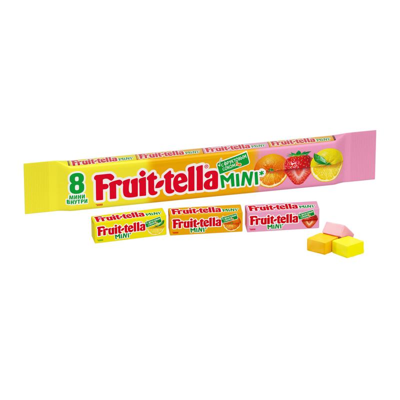 

Конфета жевательная Fruittella мини с фруктовым соком мультипак 88 г