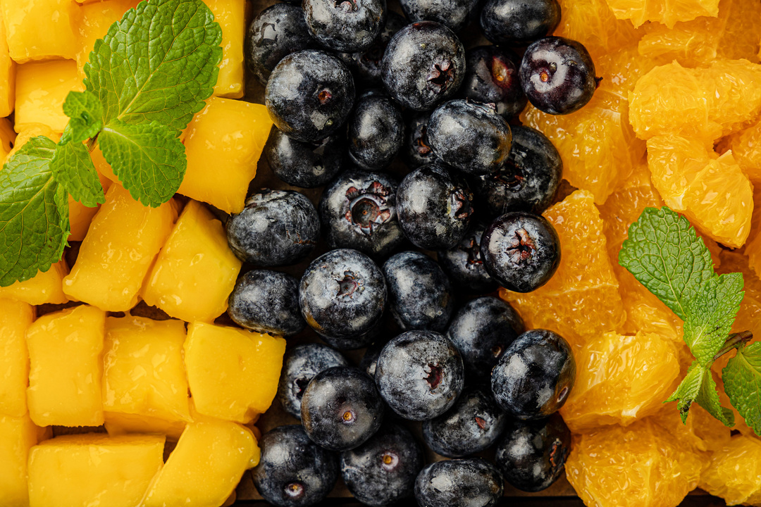 

Фруктовый микс Фруткорт Апельсин, голубика, манго 435 г