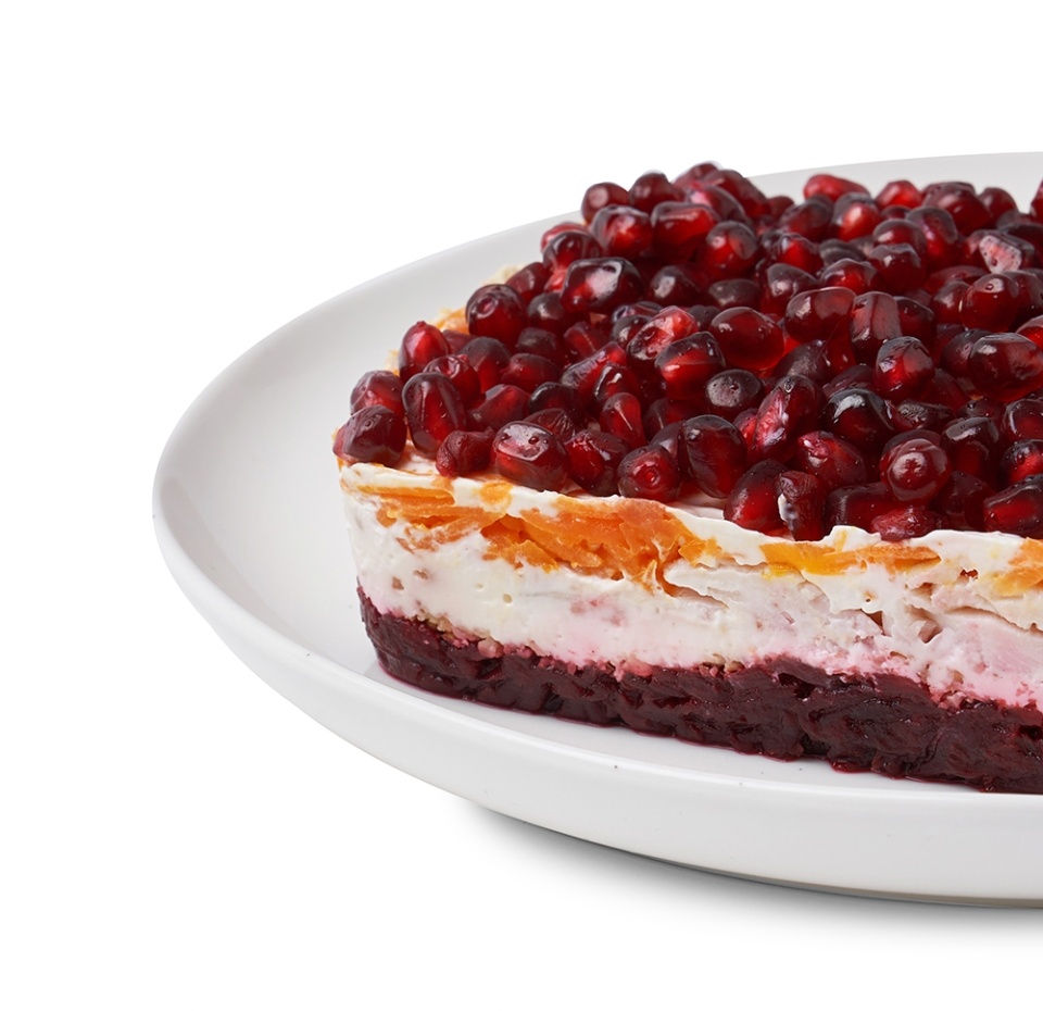 

Салат с курицей, гранатом и грецким орехом «Уже Готово» 500 г