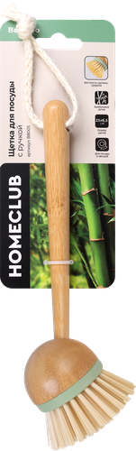 

Щетка для посуды Homeclub Bamboo с ручкой