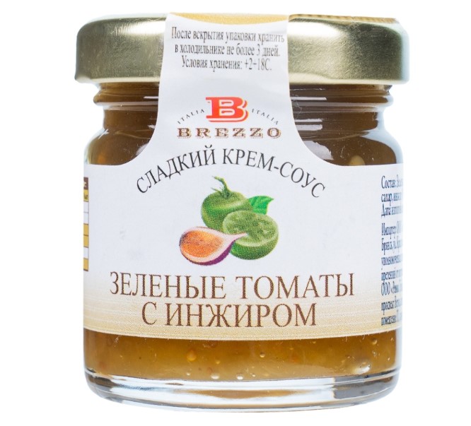 

Сладкий крем-соус Apicoltura Brezzo с зелёными томатами и инжиром 40 г