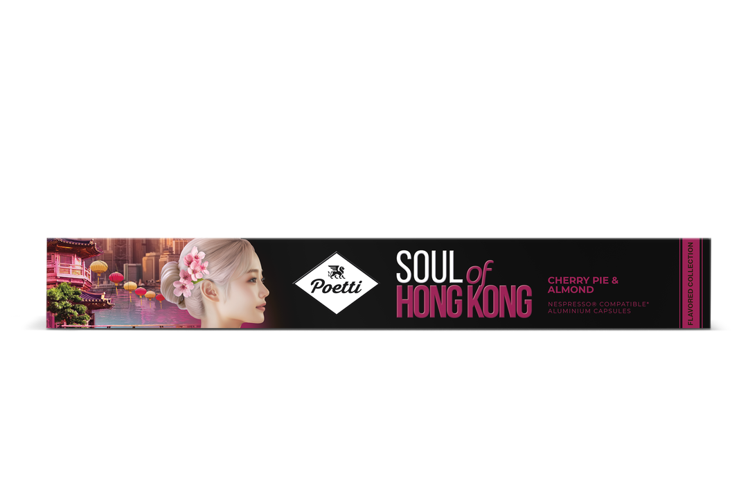 

Кофе в капсулах Poetti Soul Hong Kong с ароматом вишни 10 шт. 53 г