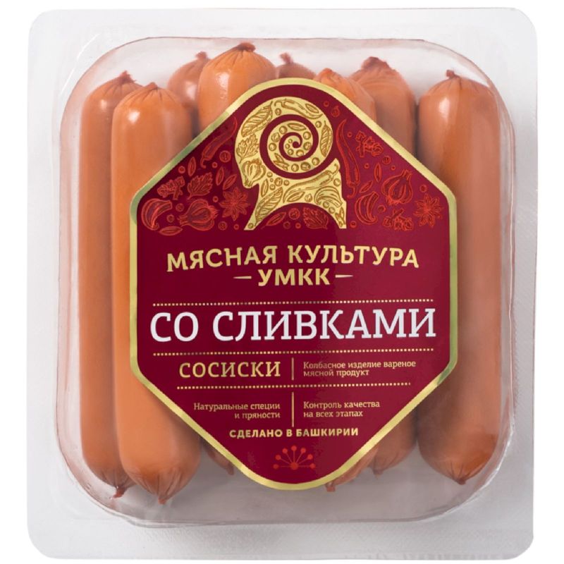 

Сосиски УМКК со сливками 330 г