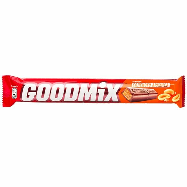 

Батончик Goodmix Соленый арахис 46 г