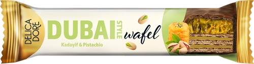

Батончик вафельный Delicadore Dubai Style в молочном шоколаде 40 г
