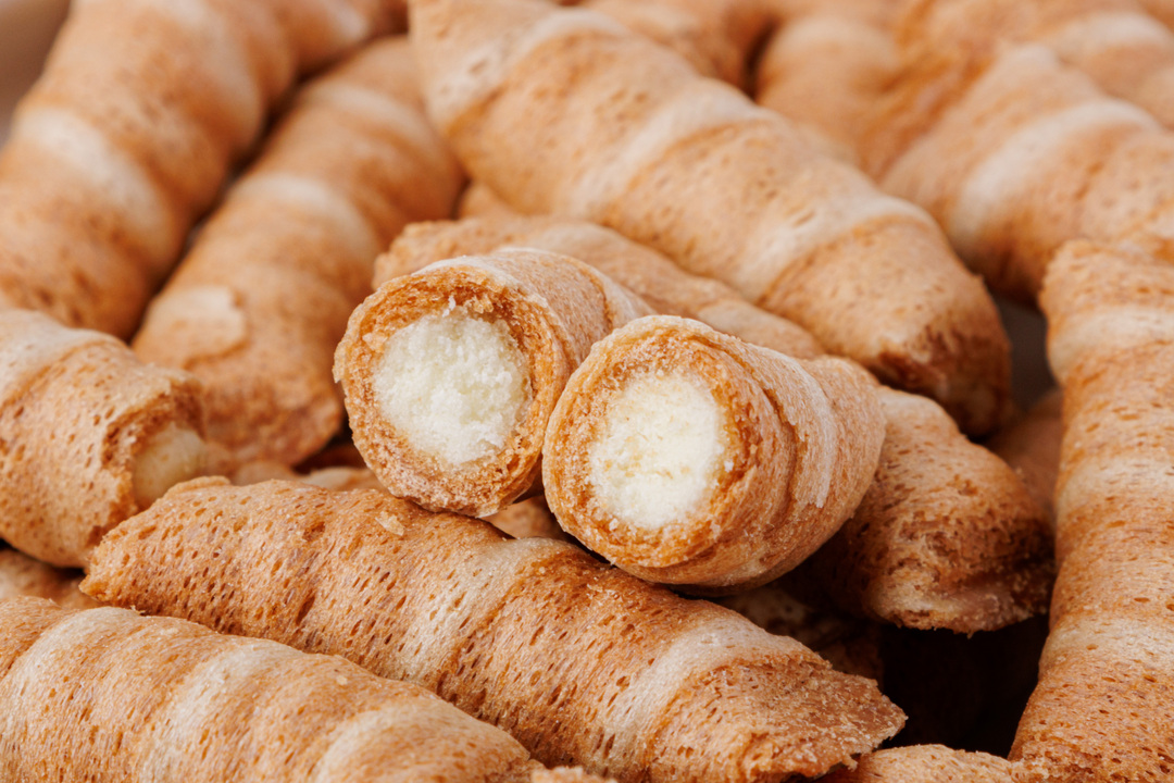 

Мини-трубочки ВкусВилл вафельные с кокосовой начинкой 100 г