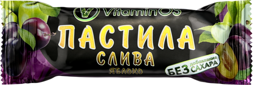 

Пастила натуральная Vitaminos Слива без сахара 40 г