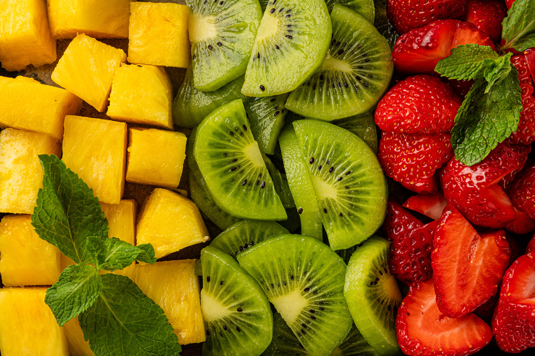 

Фруктовый микс Фруткорт Ананас киви клубника 465 г