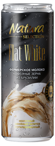 

Напиток молочный Natura Selection кофейный Flat White 2.6% 220 мл