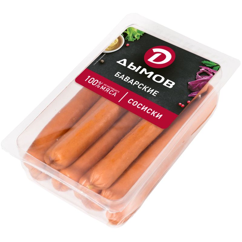 

Сосиски Дымов Баварские 600 г