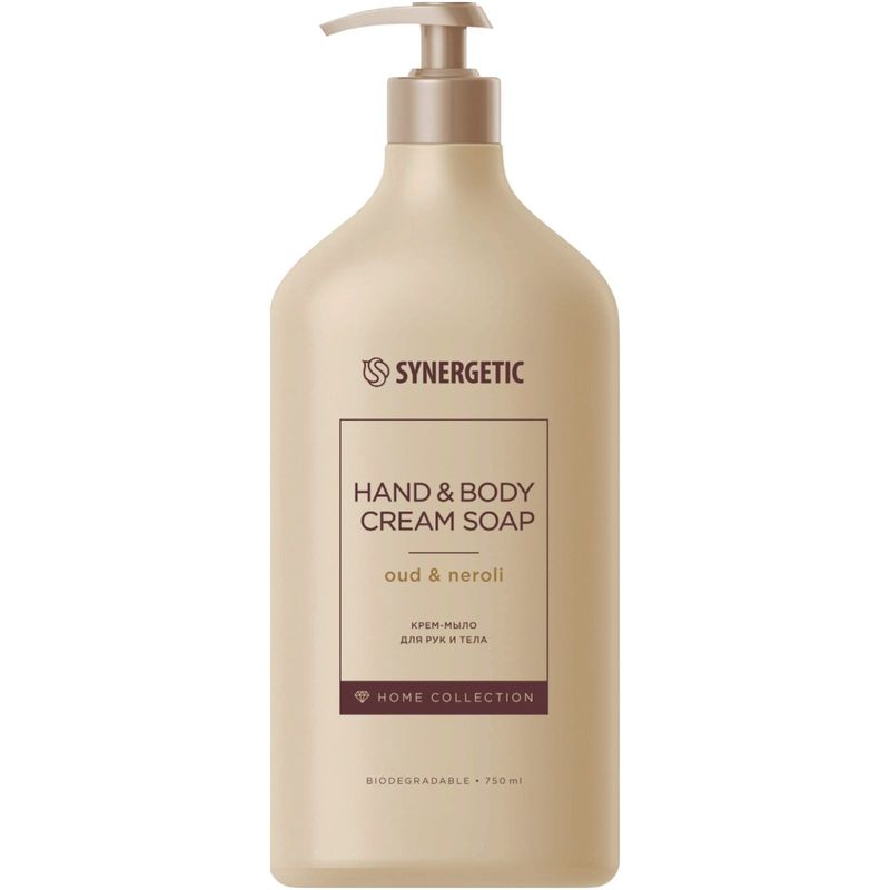 

Крем-мыло Synergetic уд нероли парфюмированное жидкое для рук и тела 750 мл