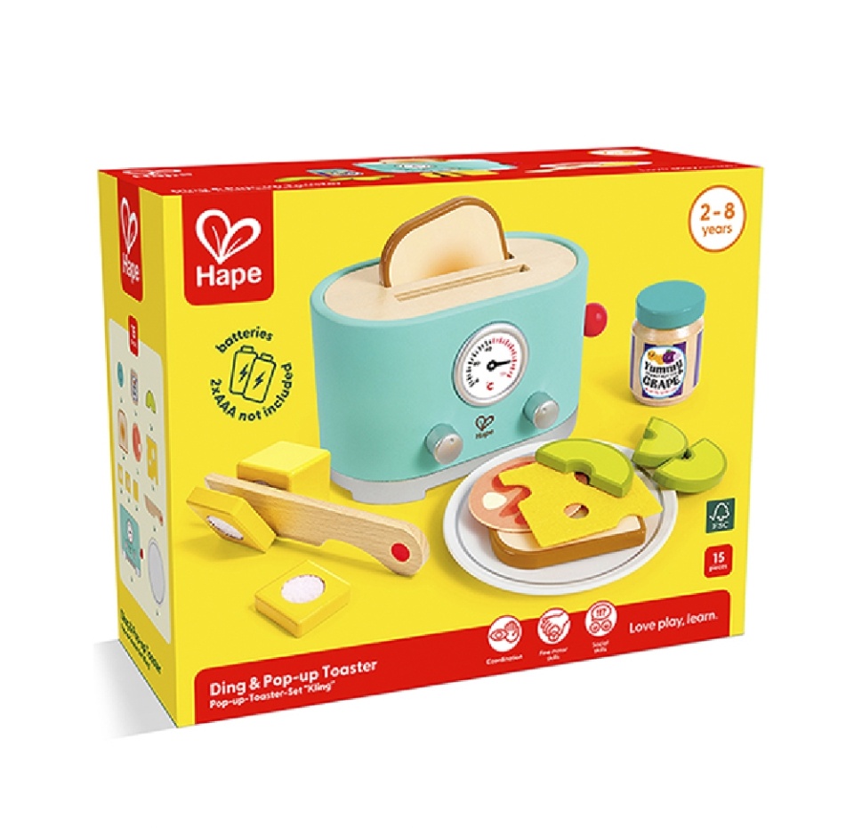 

Игровой набор Hape с тостером Вкусный завтрак
