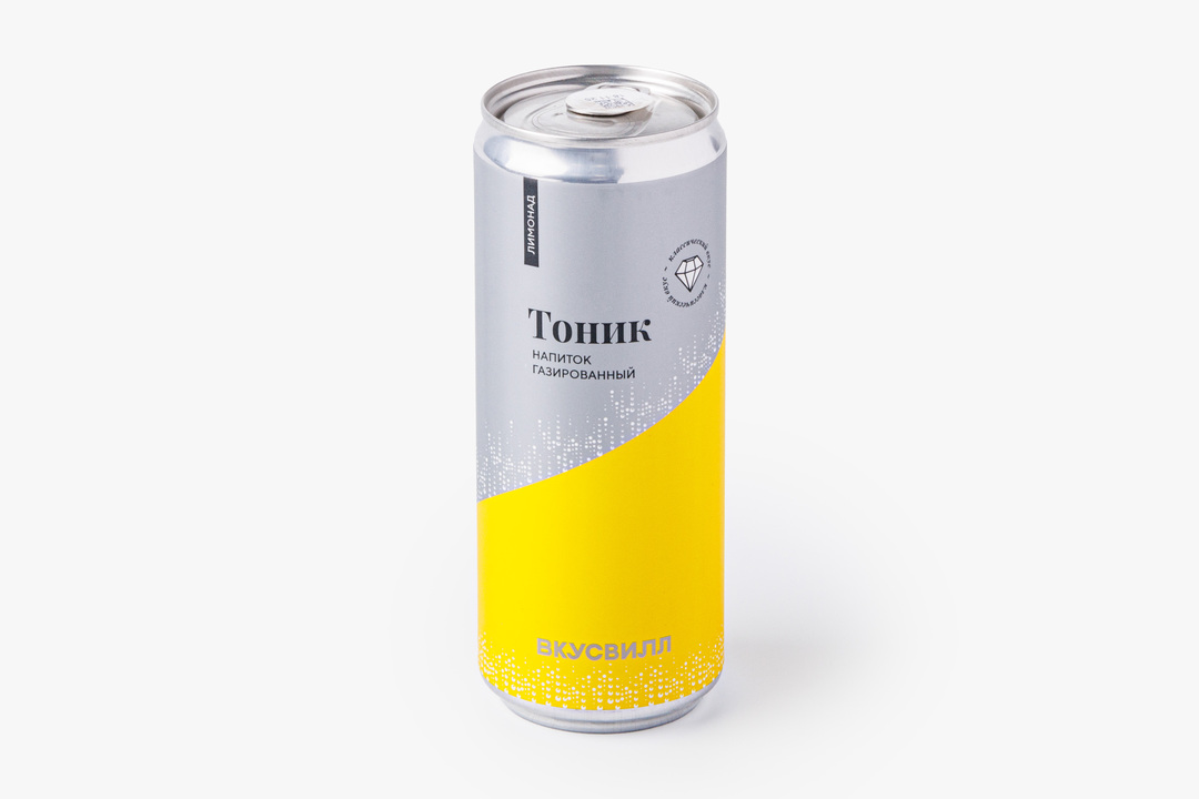 

Лимонад ВкусВилл Тоник газированный 330 мл
