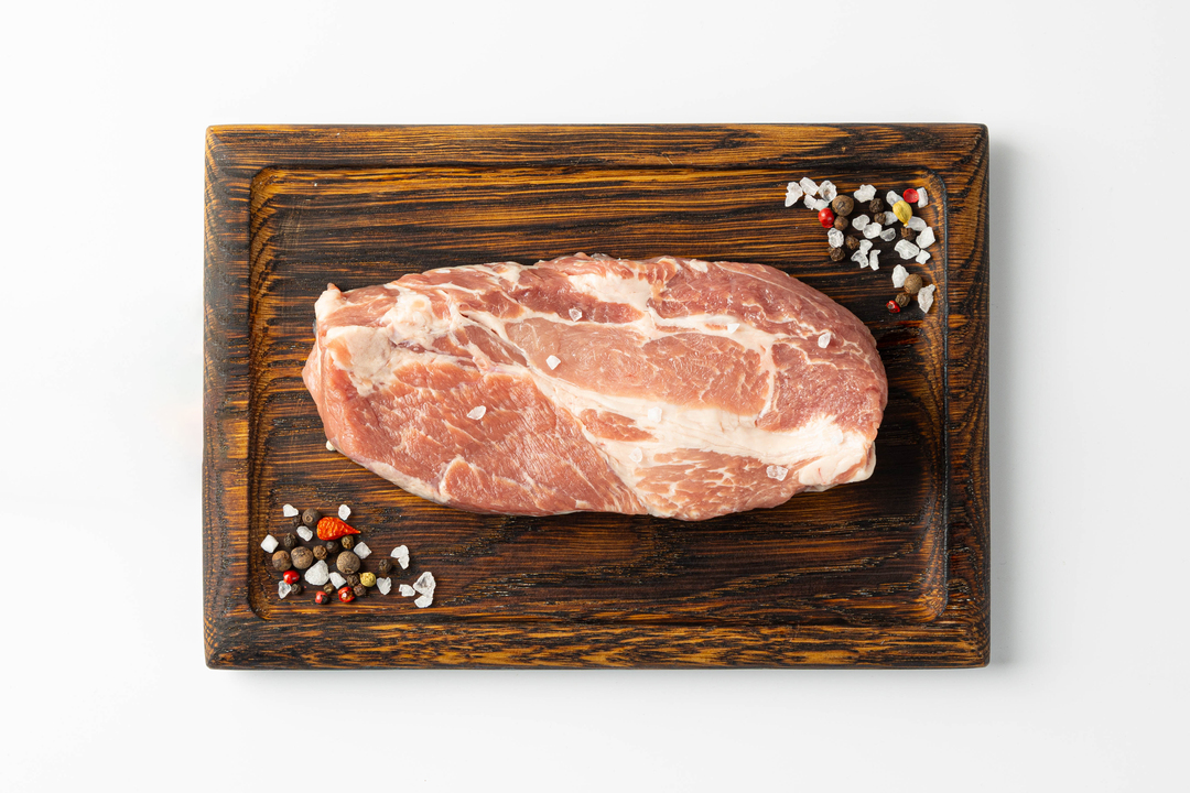 

Стейк из свиной шеи вес