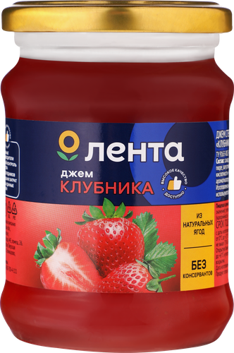

Джем Лента Клубничный 310 г
