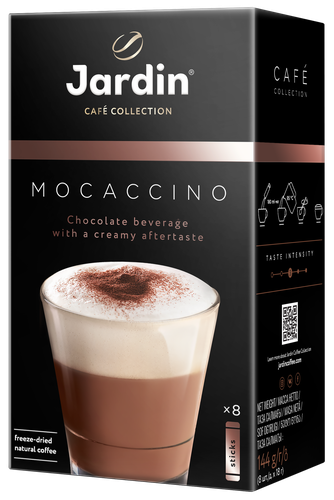 

Кофейный напиток растворимый Jardin Mocaccino, 8 шт. 144 г