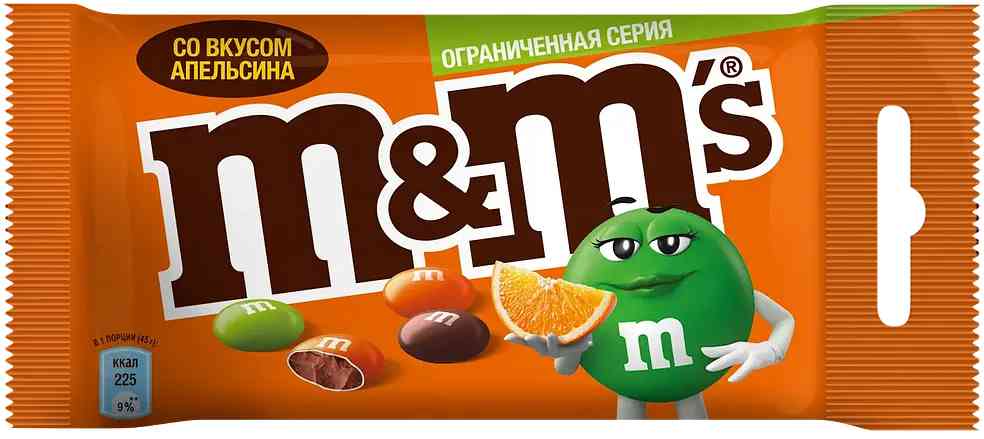 

Драже M&M's Апельсин 45 г