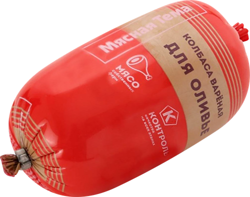 

Колбаса Мясная тема для Оливье варёная 1 шт 450 г