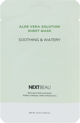 

Маска тканевая для лица Nextbeau Aloe vera solution 22 мл