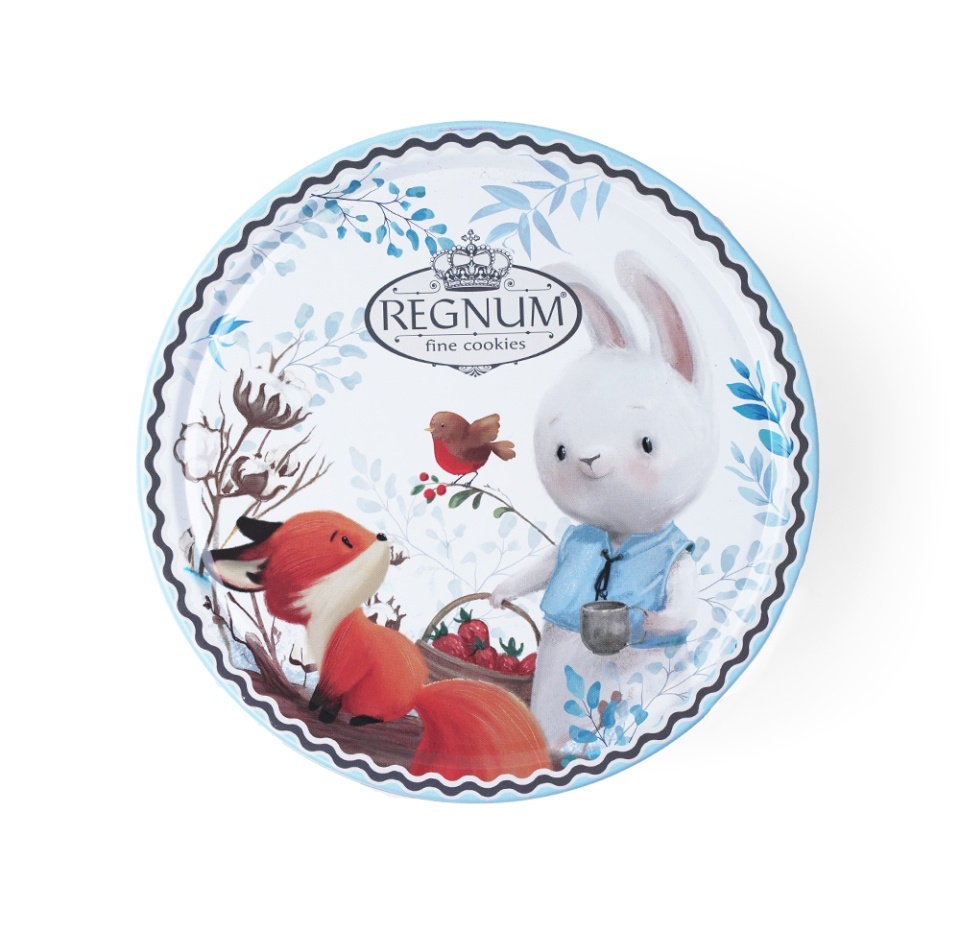 

Печенье сдобное Regnum Зайчик с корзинкой с кокосовой стружкой 400 г