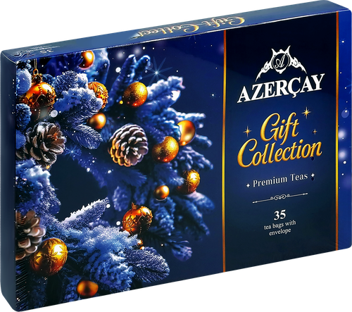 

Чай черный Азерчай Подарочная Новогодняя премиум-коллекция 35 пакетиков х 12.6 г