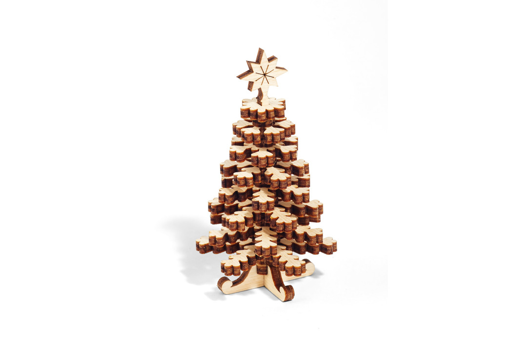 

Деревянный конструктор Drovo 3d Елочка маленькая